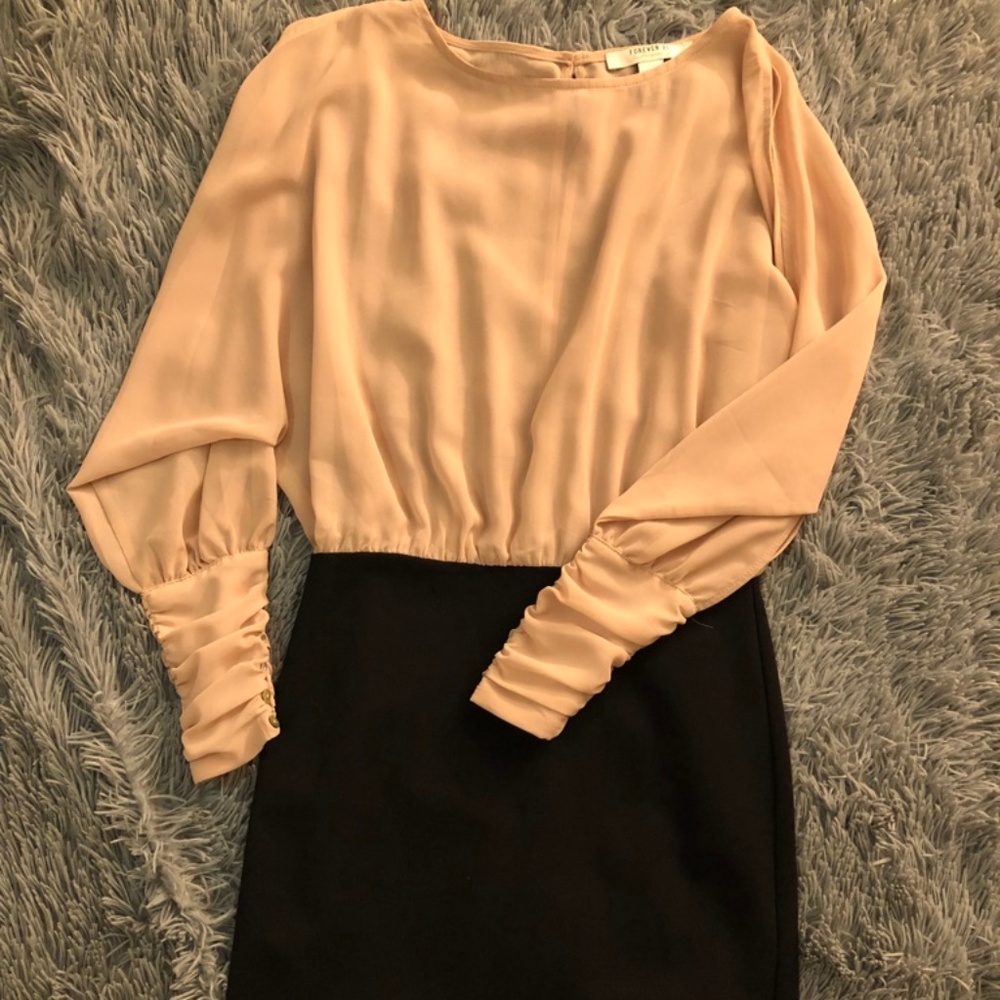 sheer top dress